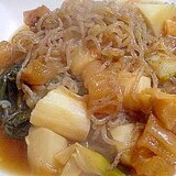 「牛筋と糸コン、長芋の煮物」　　　♪♪